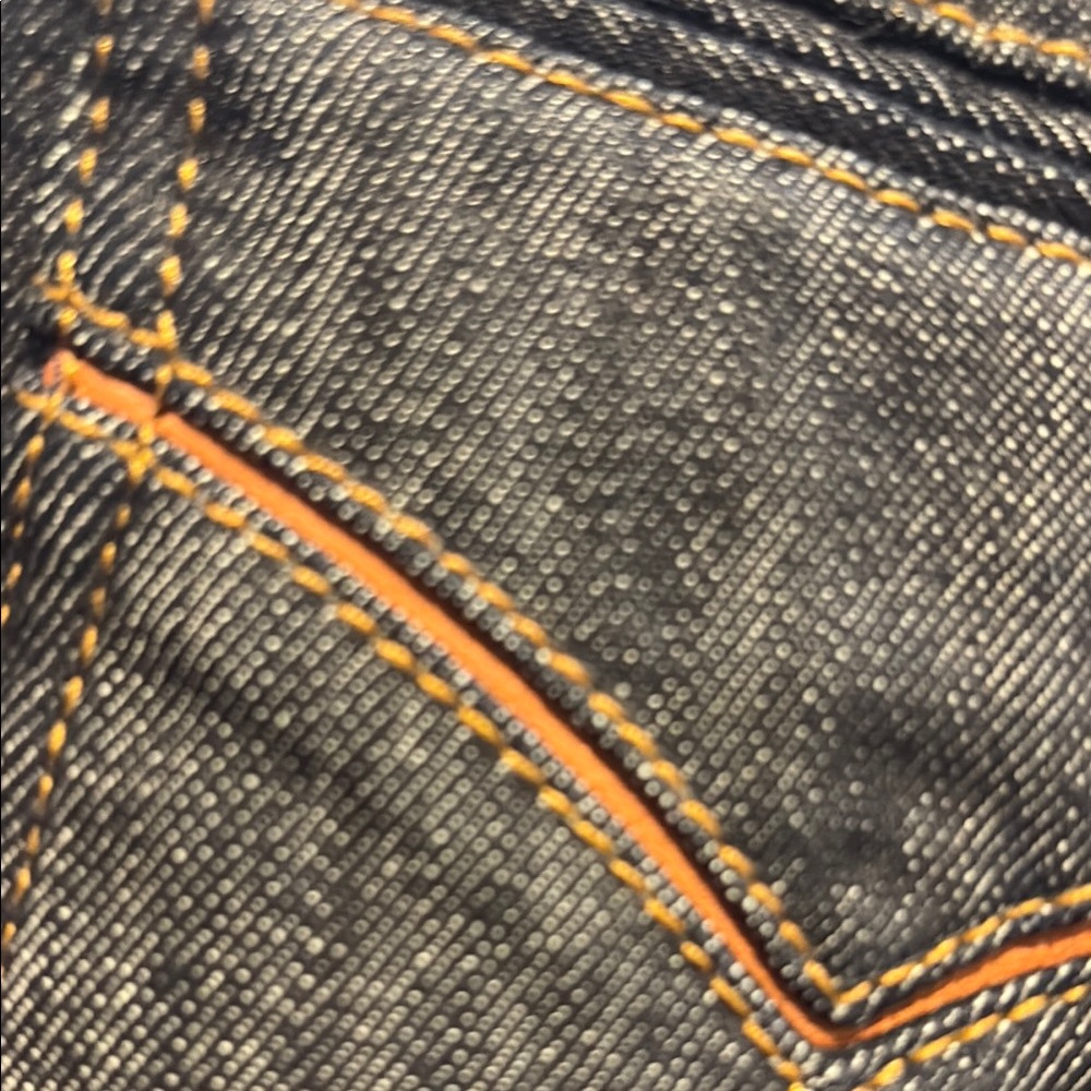 Dolce & gabbbana pocket lamb leather Jeans nwt size 42 dark blue boot wider leg - Picture 8 of 15
